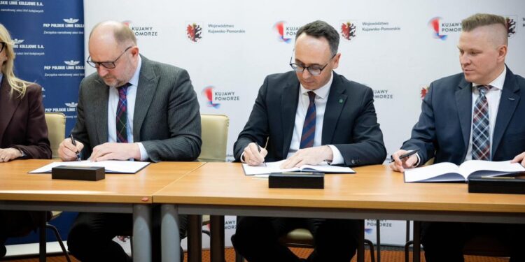 Podpisano Pakt Kolejowy dla województwa kujawsko-pomorskiego