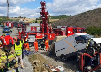 Ćwiczenia ratownicze „Strzyżów 2025” na S19