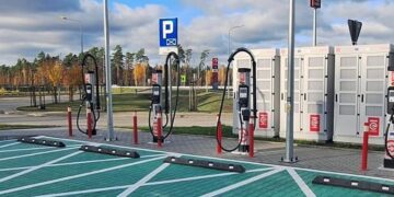 Otwarto hub szybkiego ładowania na MOP Olsztynek Południe